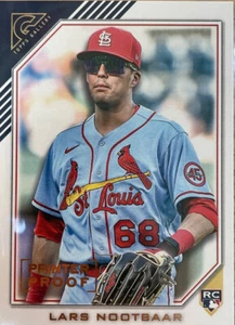 LARS NOOTBAAR RC 2022 TOPPS GALLERY PRINTER PROOF PARALLEL #12 - Picture 1 of 3