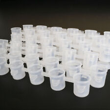300PCS Mini Paint Pots Empty Small Travel Paint Pot Plastic Containers Lid 3ml