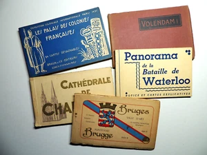 Konvolut alte Postkartenhefte. Palast der Kolonien - Brügge - Waterloos - Bild 1 von 9