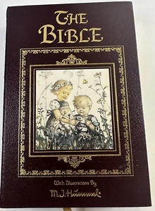 The Bible NAB with Illustrations by M.J. Hummel Collectors Edition Leather - Picture 1 of 6