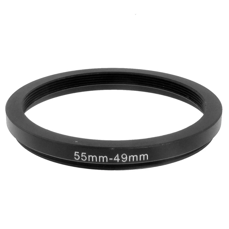 Camera 55mm Lens to 49mm Accessory Step Down Adapter Ring 55mm-49mm - Image 1 of 1