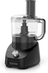 Black+Decker 3-in-1 Easy Assembly 8-Cup Food Processor, Black, FP4150B - Picture 1 of 8