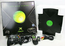 Microsoft Xbox Classic Konsole schwarz OVP Inlay + Zubehörpaket Controller DVD