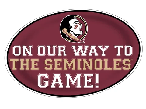 FLORIDA STATE SEMINOLES JUMBO GAME DAY MAGNET-FLORIDA STATE MAGNET-JUMBO-11x17 Cover