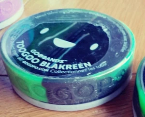 Goobands TooGoo Black Green Blakreen Double Slime Goo Band Wristband Bracelet - Picture 1 of 1