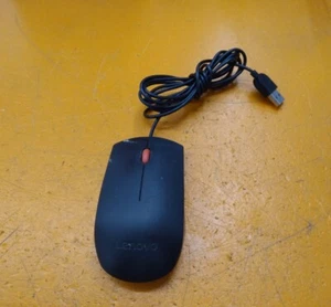 ⭐️⭐️⭐️⭐️⭐️ Lenovo MOJUUO Wired USB 3-Button Mouse  - Picture 1 of 3
