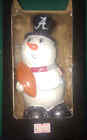 Alabama Crimson Tide Christmas Ornament Snowman Sweater Frame Pewter Rhinestones