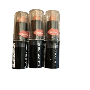 3-L.A. Colors Pout Chaser Lipstick - Vitamin E & Aloe - Brown Nude *BE LOYAL* - Picture 1 of 1