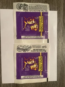 Star Trek The Motion Picture Trading Card Wax Wrapper 1979 Topps Bazooka Gum X 2 - Picture 1 of 1