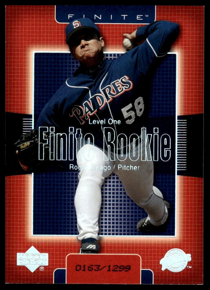 2003 Upper Deck Finite #272 Roger Deago #/1299 - Image 1 of 2