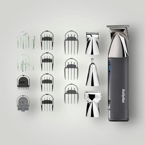 BaByliss Super-X Metal 15in1 Multi Trimmer 4 Aufsätze Ladestation MT996E Akku - Bild 1 von 1