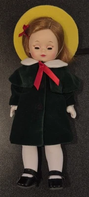 Muñeca Madeline's Christmas Madame Alexander 8" en abrigo de terciopelo verde Foto 1 de 4