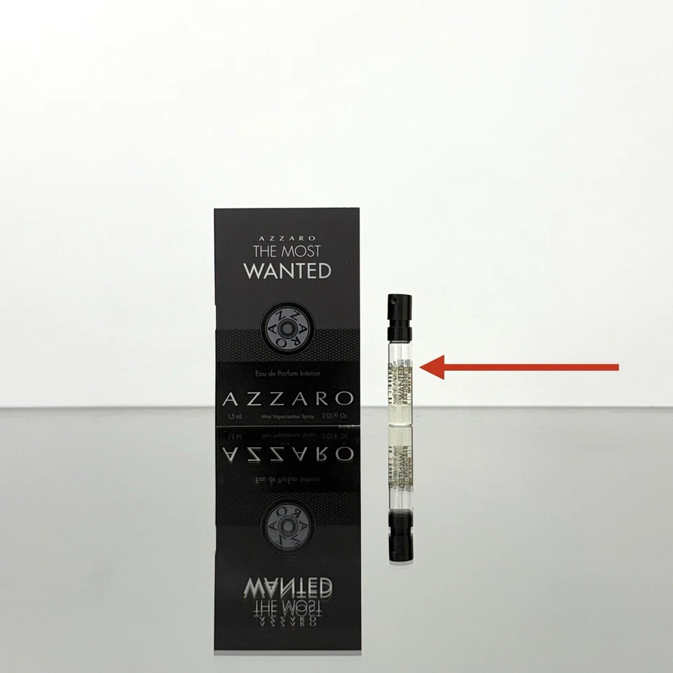 Azzaro The Most Wanted for Men 0,05 oz-1,5 ml EDP INTENSO frasco de muestra en aerosol (C37 Foto 1 de 1