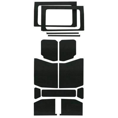 DEI Headliner 50178; Original Finish Black, 13pcs for 18-23 Jeep Wrangler 4-door - Image 1 of 3