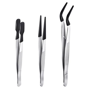 Pinzas de 3 Piezas con Puntas de Goma Pinzas Recubiertas de PVC-7905 - Imagen 1 de 6