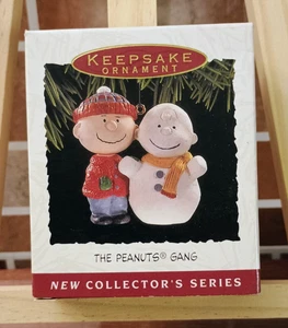 Hallmark Keepsake Ornament The Peanuts Gang 1993 Charlie Brown Snowman #1 1st - Bild 1 von 2