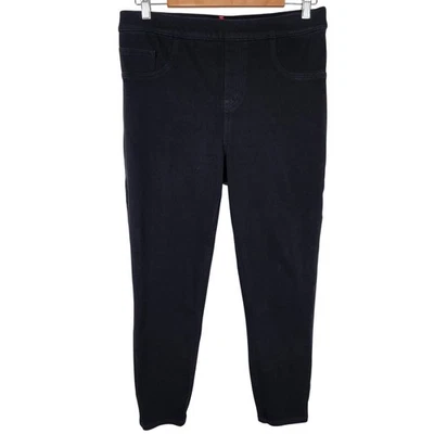 Spanx Pull On Jean Jeggings Ankle Length Skinny Shaping Black Women's XL Petite - Image 1 of 4