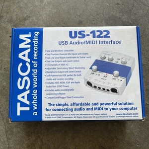 Tascam US-122L Digital Recording Interface Audio / Midi USB 2.0 - Picture 1 of 10