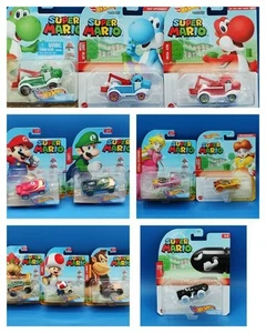 Hot Wheels Personaje Coche Super Mario Brothers Juego de 11 Coches Nintendo 2021 Diecast - Imagen 1 de 7