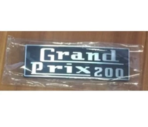 Lambretta GP200 SELBSTKLEBENDES ALUMINIUM BEINSCHILD ABZEICHEN - Bild 1 von 1