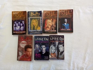 Buffy the Vampire Slayer & Angel - 7 Books: 5x Buffy + 2x Unseen Paperback Novel - Picture 1 of 19