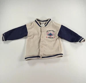 Disney Stitch Jacke Kleinkind 2T süß aber seltsam Varsity Fleece Mantel Kinder - Bild 1 von 8