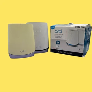 FOR PARTS Netgear Orbi Tri-Band Mesh WLAN System CBR750 RBS750 #4619 z56 b20 - Bild 1 von 16