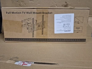 JXMTSPW Full Motion TV Wall Bracket for 32-65 Inch Curved Flat Screens...  - Picture 1 of 3