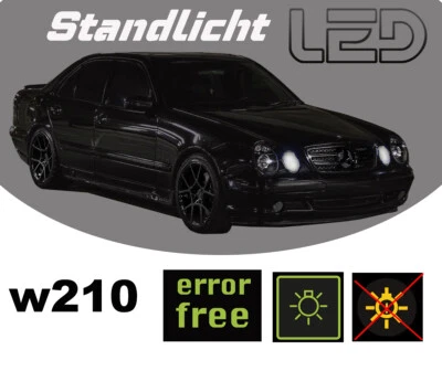 Para Clase E w210 2 Lámparas LED Luz de pie Efecto Xenón Lámparas de pie Foto 1 de 4