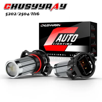 Luz antiniebla LED 5202 H16 6000K blanca bombillas LED para Dodge Nitro 2010-2011 2 piezas Foto 1 de 4