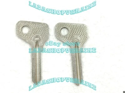 2x Llave de cerradura de puerta en blanco vacía LADA Llave de cerradura de puerta en blanco vacia Foto 1 de 4