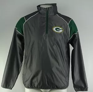 Giacca a vento Green Bay Packers NFL G-III da uomo con quarto di zip - Foto 1 di 7