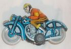 VINTAGE BALLON CORDATIC TIN MOTORCYCLE TOY IN GOOD WORKING CONDITION