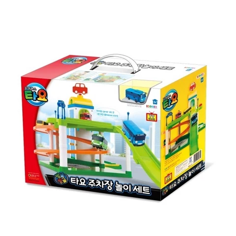 Tayo The Little Bus Parking Lot Toy Play Set Cover