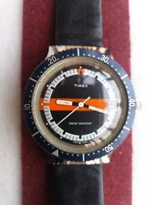 70's TIMEX DIVER ALL ORIGINAL LEATHER STRAP Watch