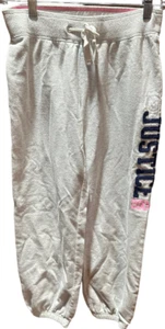 Justice Girl's Active Heather Gray Sweatpants Size L (12) - Picture 1 of 2