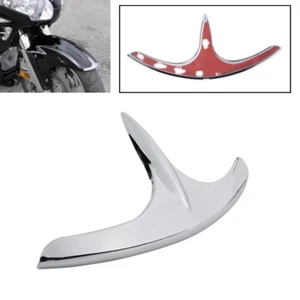 Chrome Front Fender Fairing Tip Trim Decoration For Honda Goldwing GL1800 01-17 - Picture 1 of 10