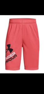 New Under Armour Boys Prototype 2.0 Shorts Youth Large Beta Red - Picture 1 of 2