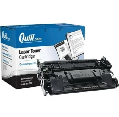 Quill Brand HP 26 Black Toner Cartridge, High Yield (CF226X) - Factory Sealed - Image 1 of 4