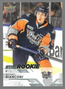 Michael Bianconi Upper Deck CHL Star Rookie 2018-19 - Flint Firebirds - Imagen 1 de 1