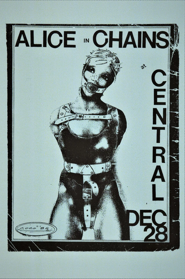 Alice in Chains Poster Cardstock Concert Poster - 12" x 18" - Image 1 of 1