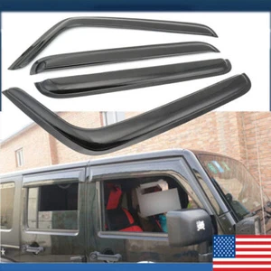 Parasoles de ventana 4 piezas aptos para Jeep Wrangler JK 2007-2017 ventilación ilimitada parasol EE. UU. - Imagen 1 de 10