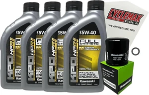 Full Synthetic Oil Change Kit Compatible with 2020-2023 Kawasaki Teryx KRX 1000 - Picture 1 of 6