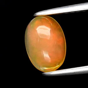 0.73ct 8x5.7mm Oval Cabochon Natural Play-of-Color Crystal Opal, Ethiopia - Picture 1 of 1