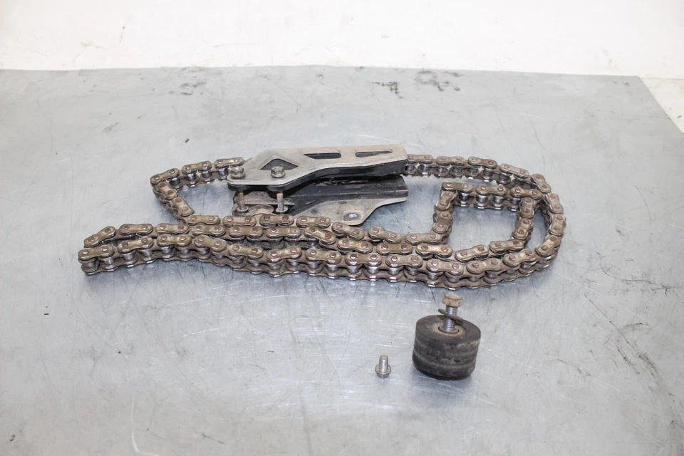 Yamaha YZ250F 2006 06 OEM guía de cadena protector estuche de rodillos Foto 1 de 4