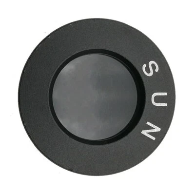 1.25'' Optical Lens FilterBlack Solar Filter Astronomical Telescope Accessories  - Image 1 of 4