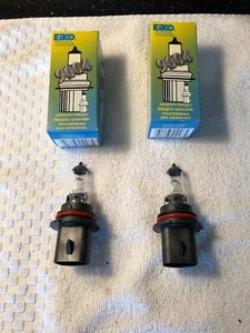 2 New Eiko 9004 Headlight Lamp Bulbs Halogen - Picture 1 of 5