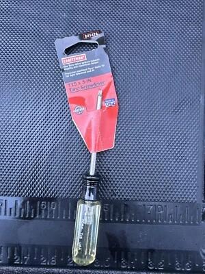 Sears Craftsman USA NOS T15x3 Inch Torx On Card 41474 T15 New - Image 1 of 4
