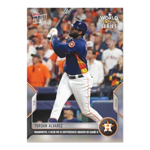 Yordan Alvarez - 2022 MLB TOPPS NOW® Card 1158 - PR: 2909 WS - Picture 1 of 2