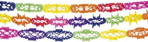 HONEYCOMB MULTICOLOURED RAINBOW SHAPED GARLAND PARTY 4M - Picture 1 of 1